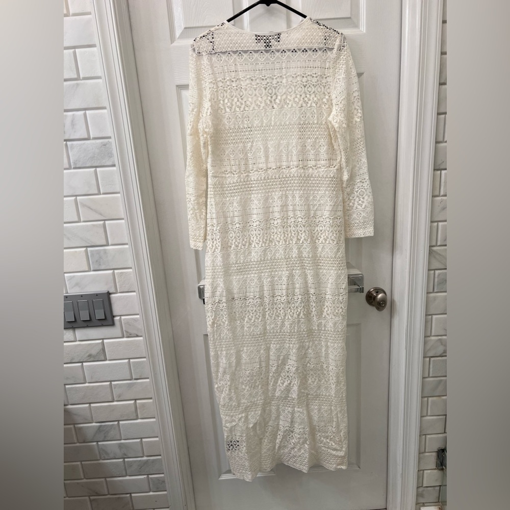 Colleen Lopez White Lace Maxi Dress - Picture 4 of 6